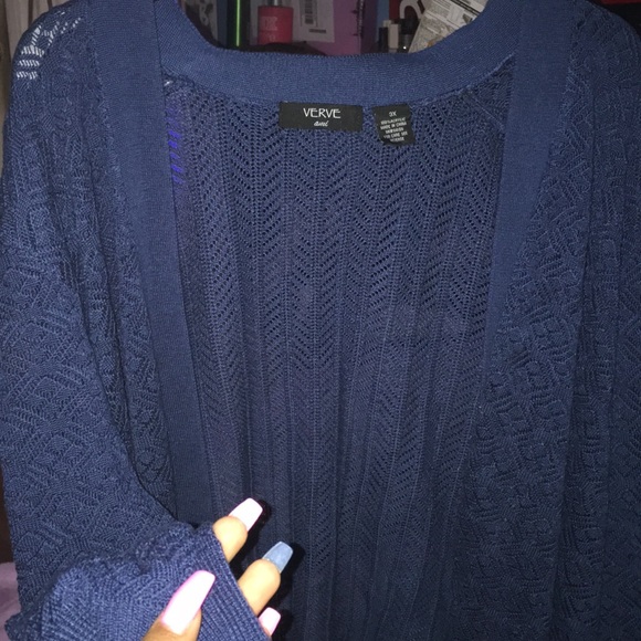 Verve Ami Sweaters - Lace Cardigan/cover up💙